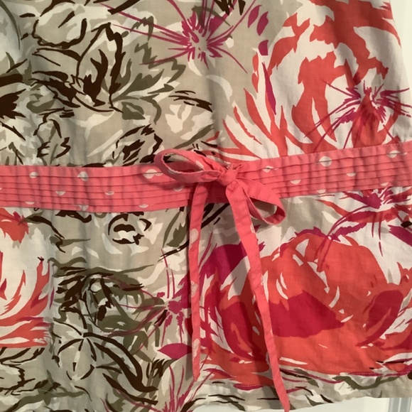 Sag Harbor Ladies Lined Skirt Pink/ Cream/ Army Green/ Brown Size 12 - Picture 3 of 5